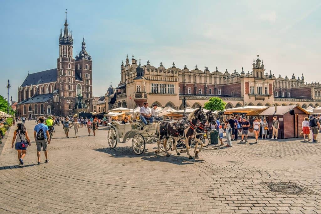 Smukke Krakow i Polen